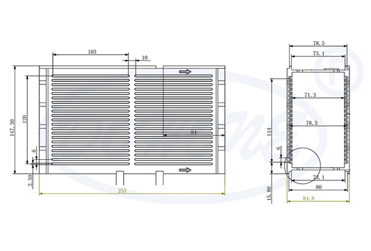 20 Slot Lead Frame Magazine with 78.3mm Inner Width