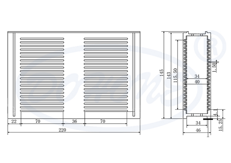 20 Slot Lead Frame Magazine with 40mm Inner Width