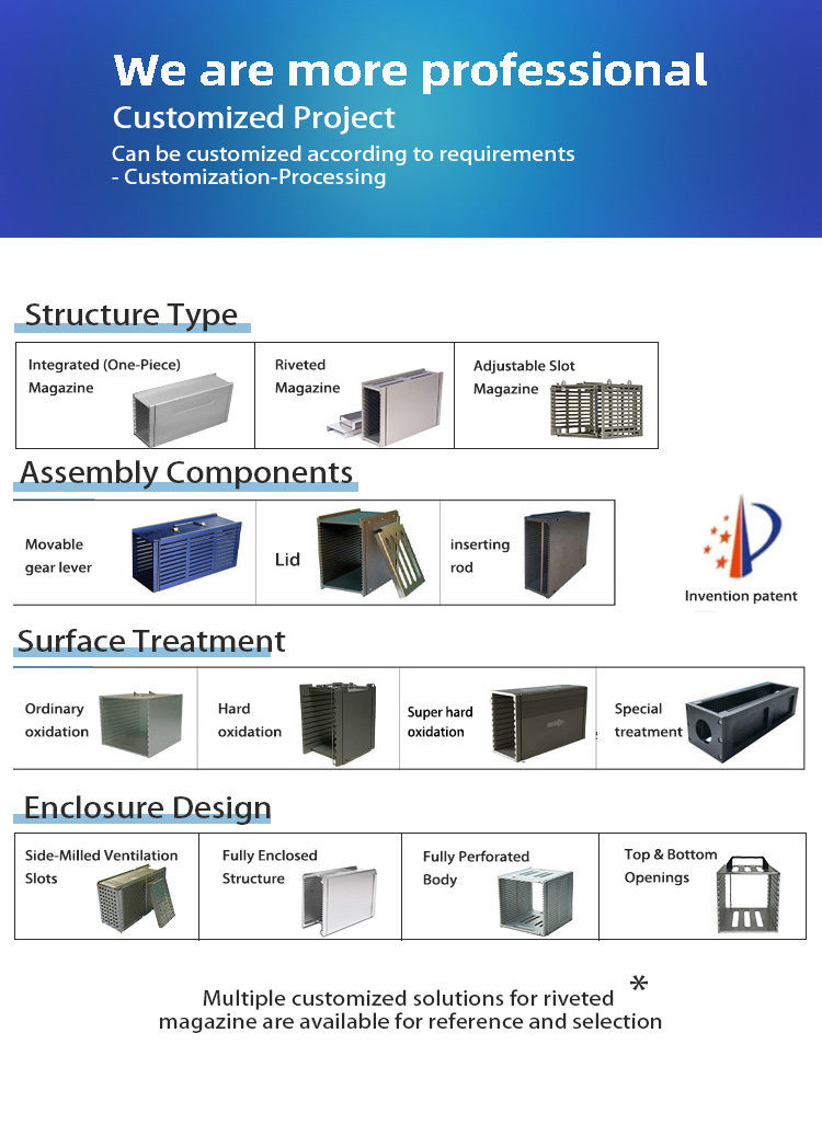 20 Slot Lead Frame Magazine with 40mm Inner Width