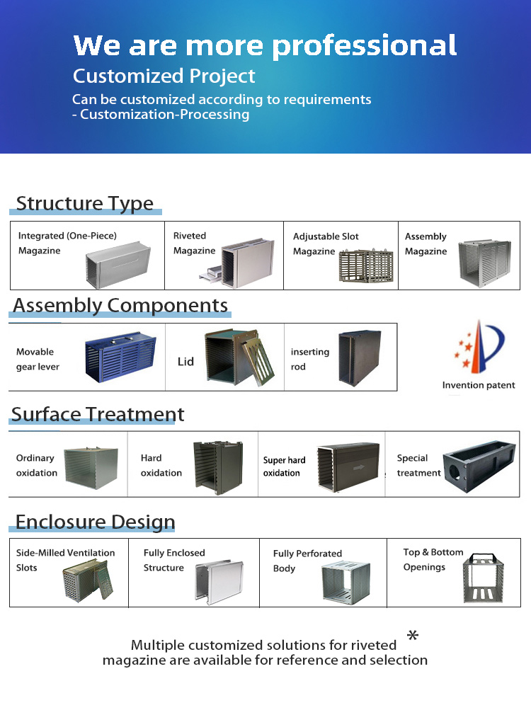 20 Slot Lead Frame Magazine with 151mm Inner Width