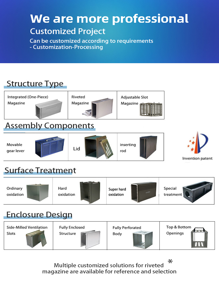 20 Slot Lead Frame Magazine with 61mm Inner Width