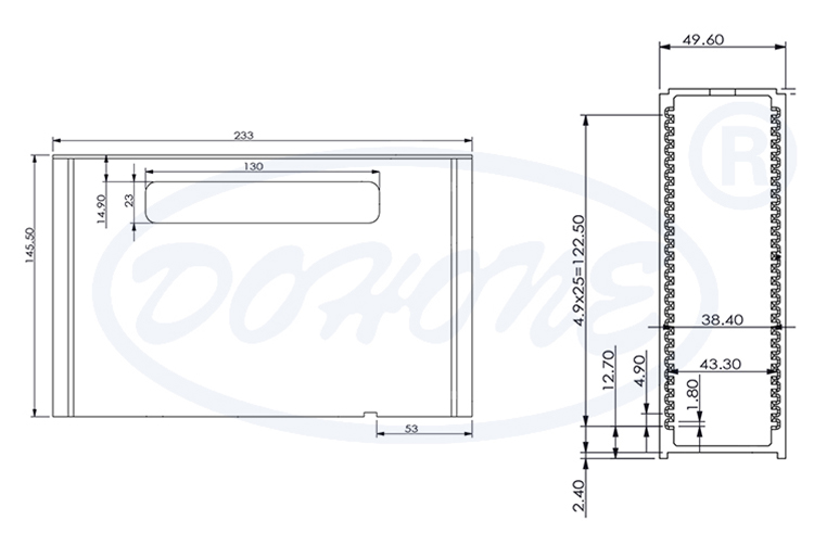 20 Slot Lead Frame Magazine for D2PAK IC Package