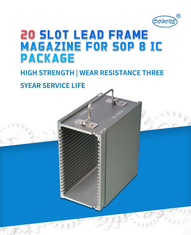 20 Slot Lead Frame Magazine for SO8 IC Package