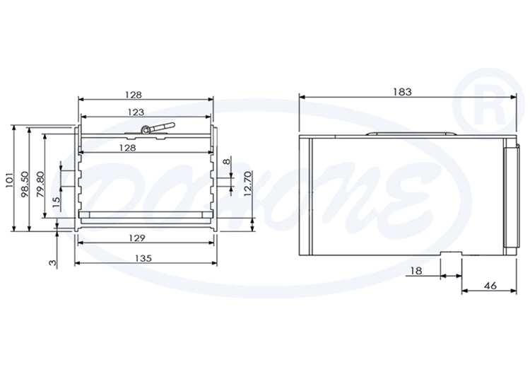 5 Slot Lead Frame Magazine for TPAK IC Package