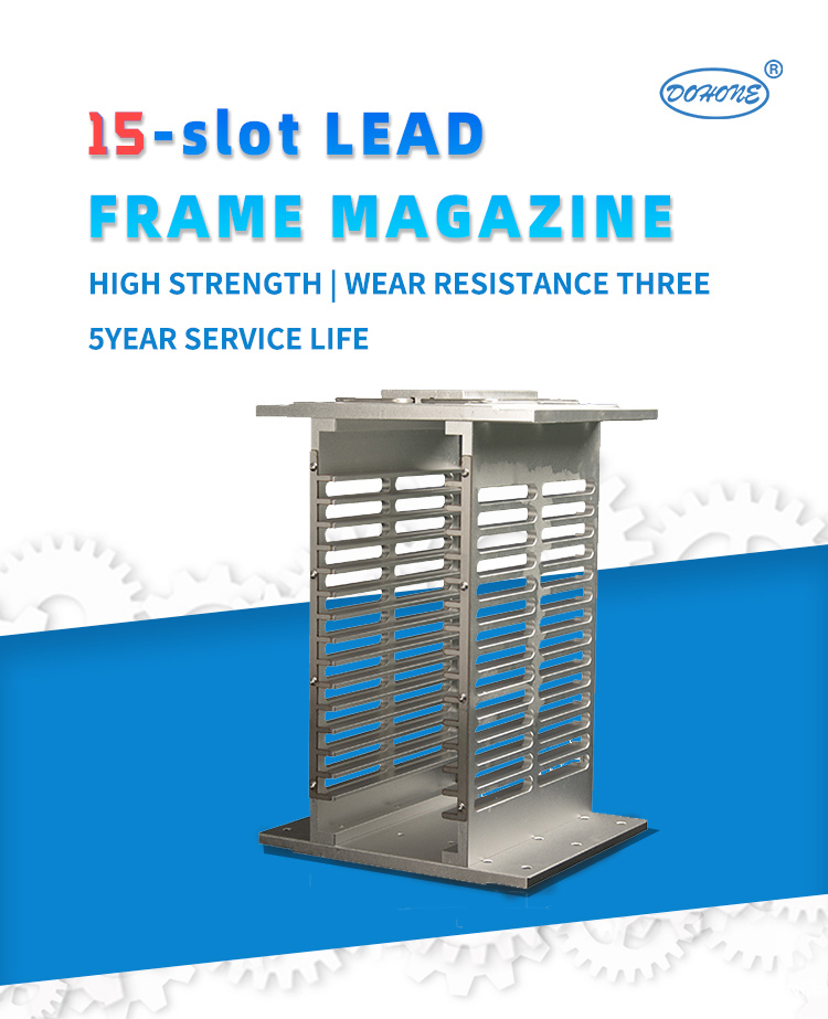 15 Slot Lead Frame Magazine with 107mm Inner Width