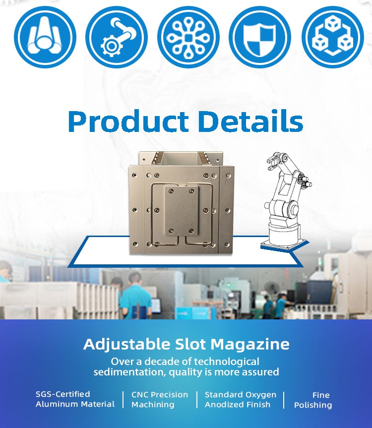 15 Slot Lead Frame Magazine with 107mm Inner Width