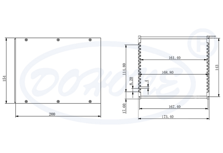 10 Slot Lead Frame Magazine with 198mm Inner Width
