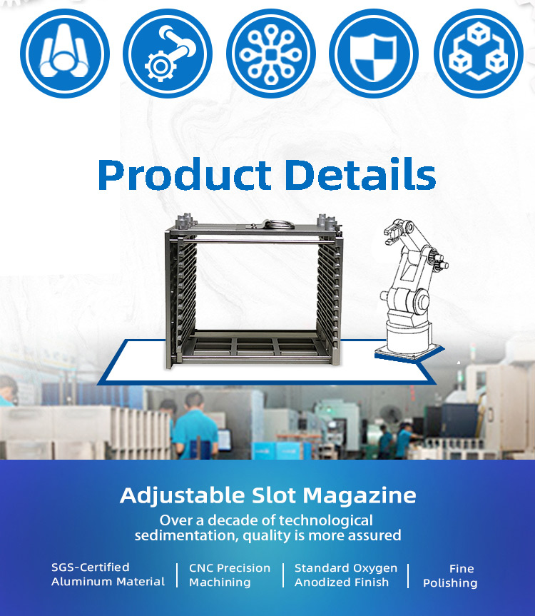 10 Slot Lead Frame Magazine with 198mm Inner Width