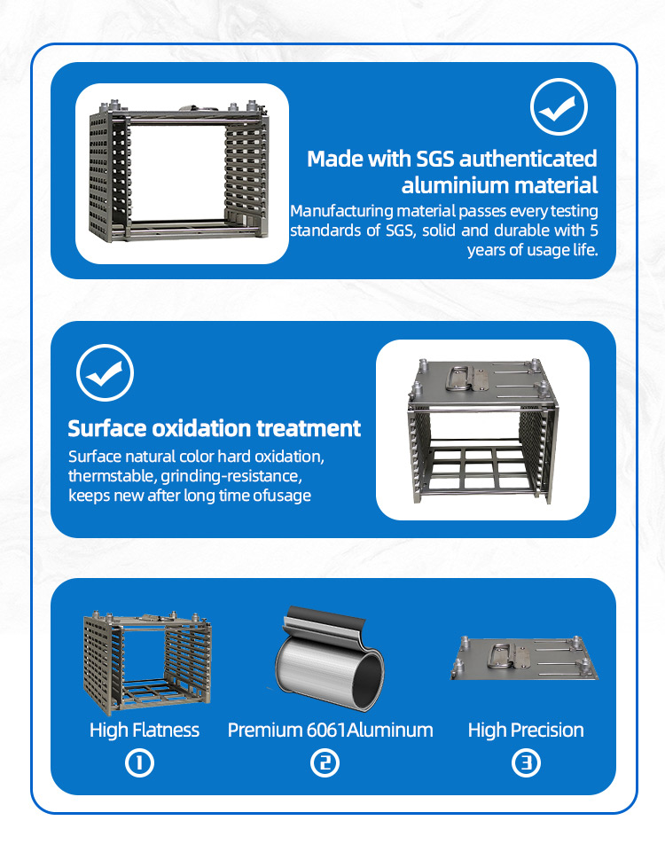 10 Slot Lead Frame Magazine with 198mm Inner Width