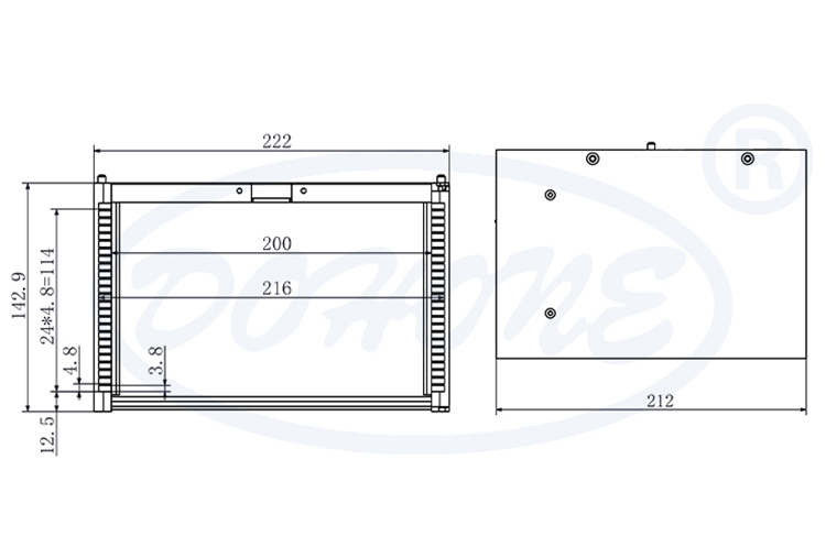 6 inch 10 Slot Wafer Expander Ring Cassette (20mm Slot Pitch)