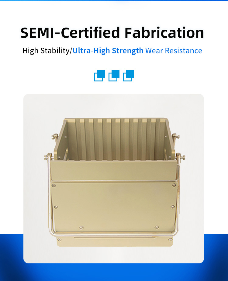 6 inch 10 Slot Wafer Expander Ring Cassette (20mm Slot Pitch)