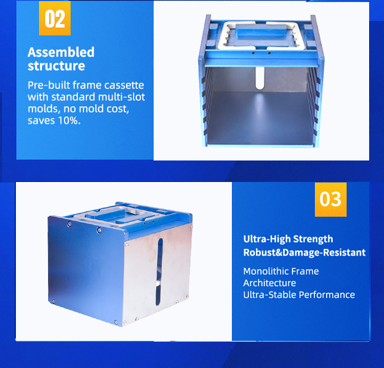 6 inch 5 Slot Wafer Expander Ring Cassette (20mm Slot Pitch)