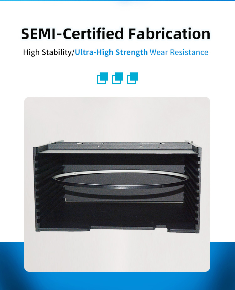 12 inch 10 Slot Wafer Expander Ring Cassette (15mm Slot Pitch)