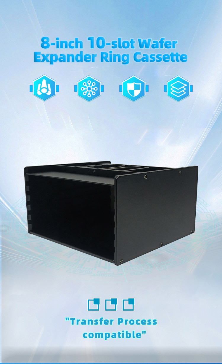 8 inch 5 Slot Wafer Expander Ring Cassette (20mm Slot Pitch)