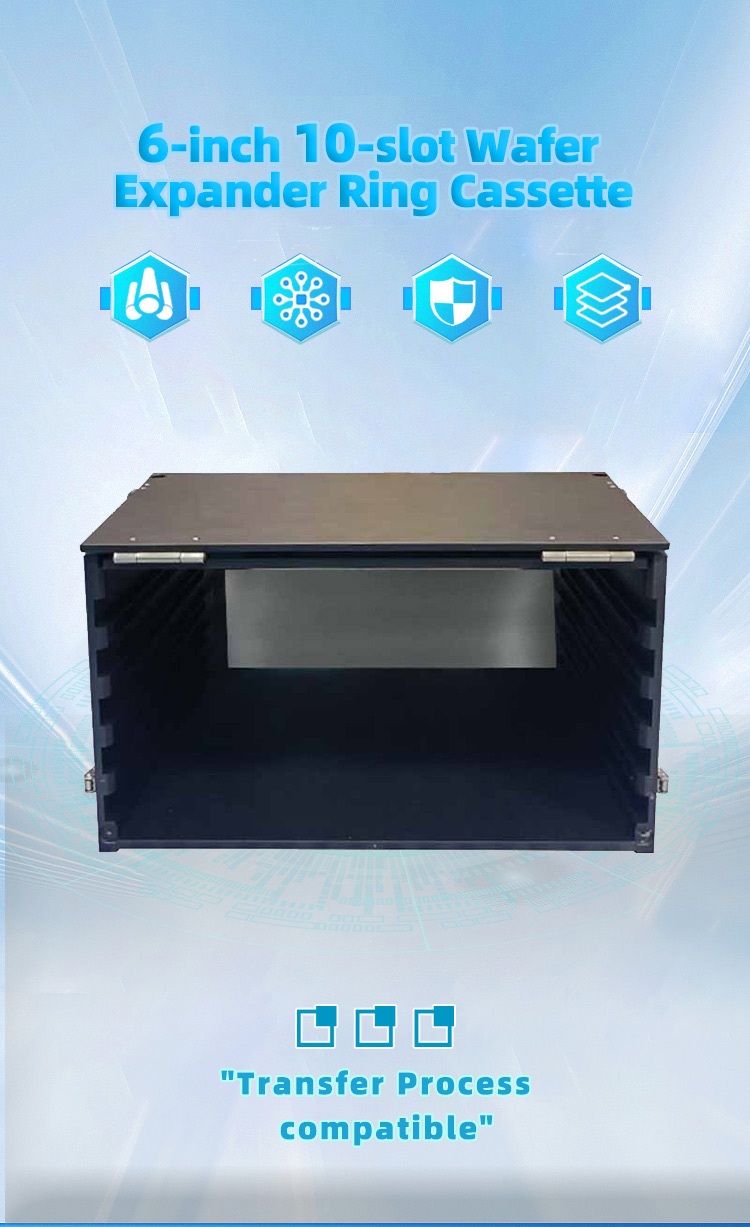 10 inch 5 Slot Wafer Expander Ring Cassette (33mm Slot Pitch)