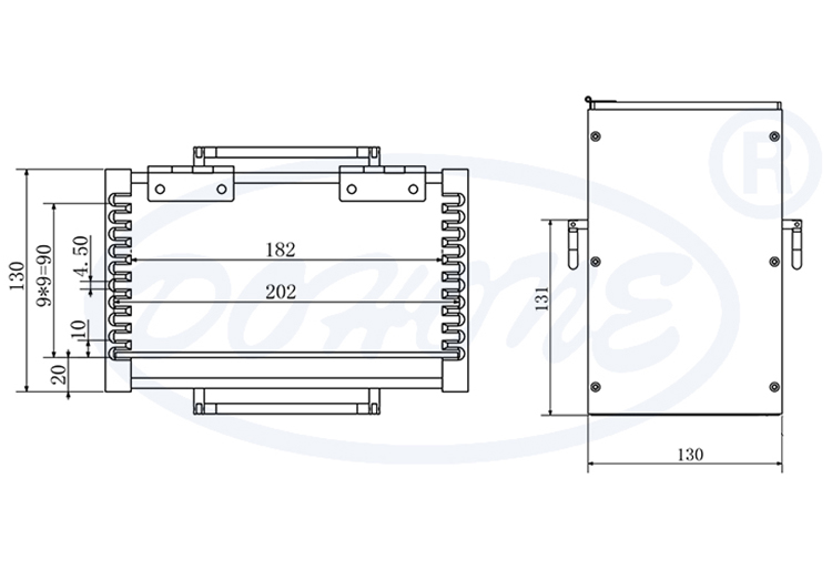 8 inch 10 Slot Wafer Expander Ring Cassette (10mm Slot Pitch)