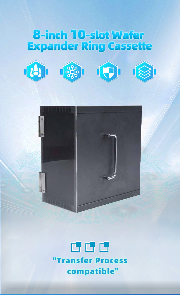 8 inch 10 Slot Wafer Expander Ring Cassette (10mm Slot Pitch)
