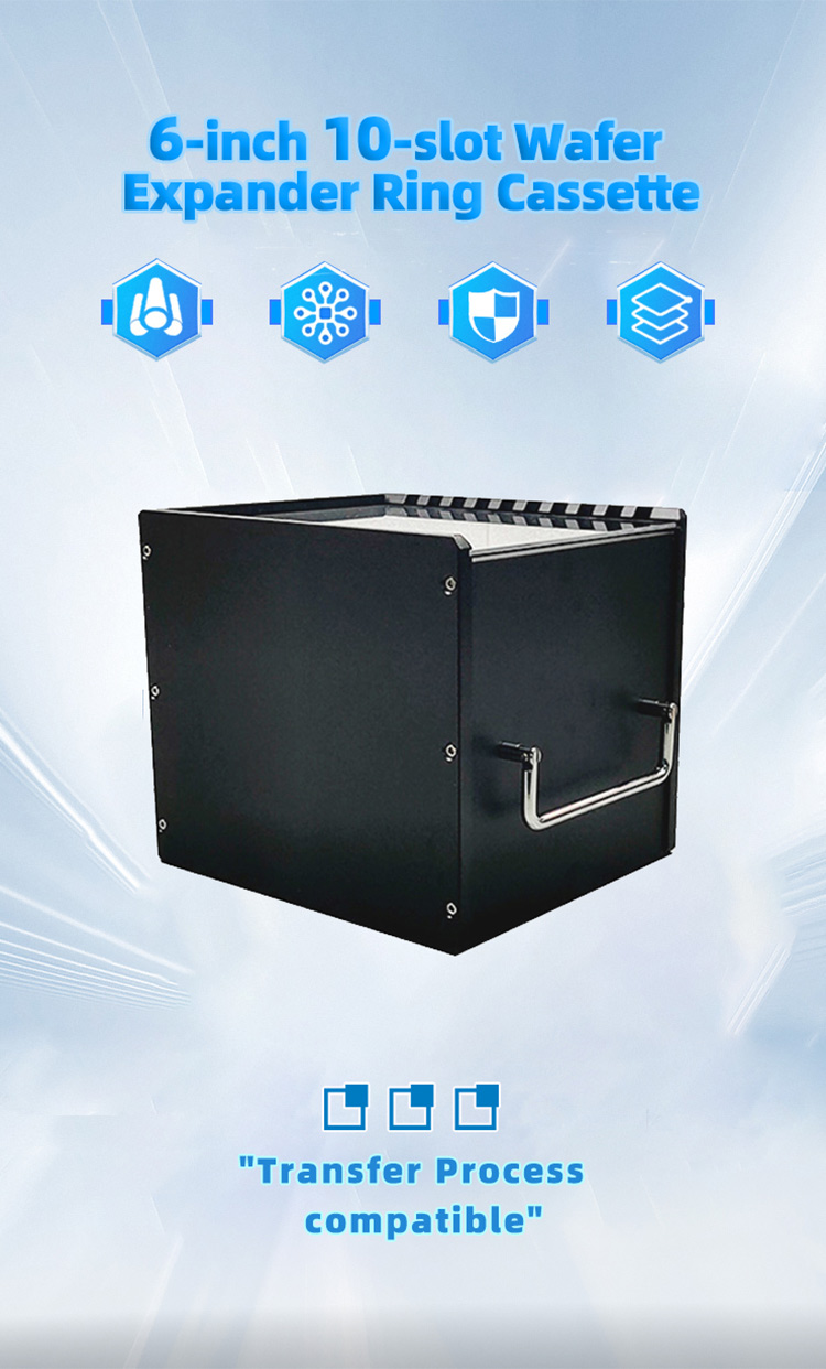 6 inch 10 Slot Wafer Expander Ring Cassette (15.5mm Slot Pitch)