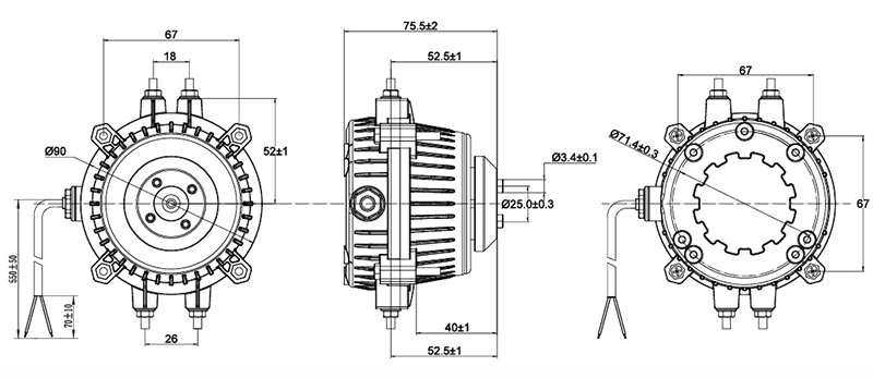 Refrigerator Fan Motor