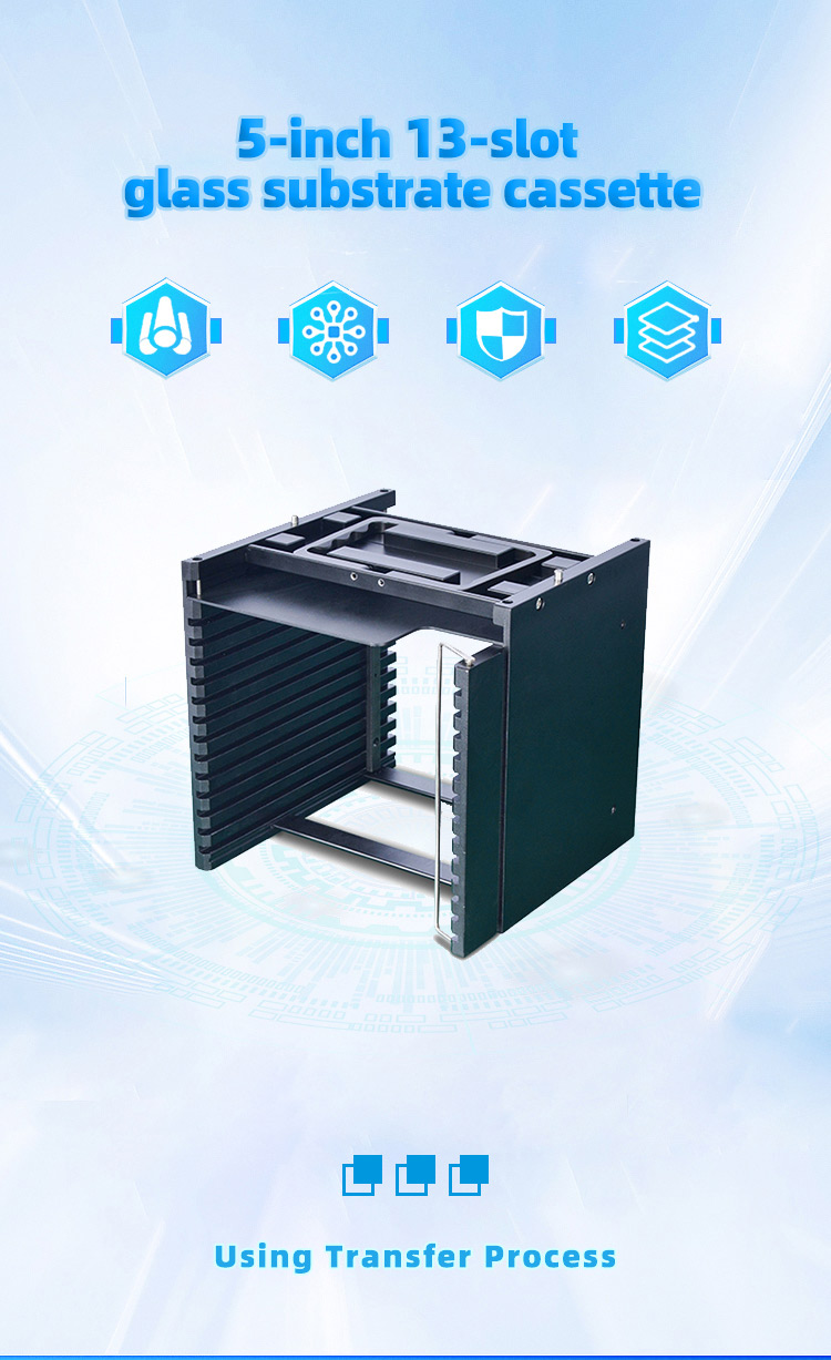 5 inch 13 Slot Wafer Frame Cassette (12.7mm Slot Pitch)