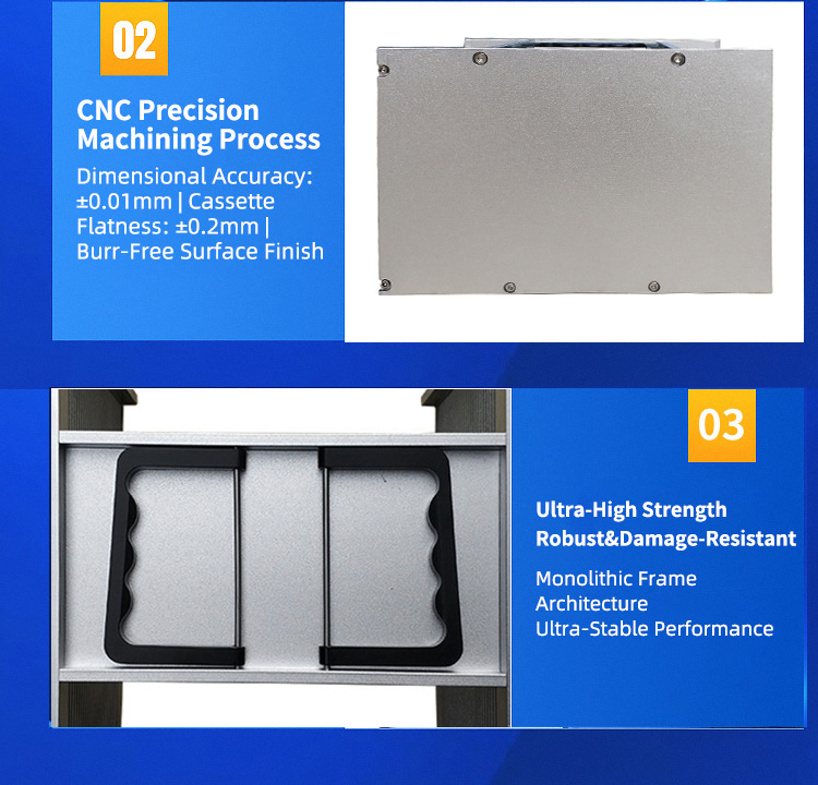 6 inch 25 slot Square Wafer Frame Cassette