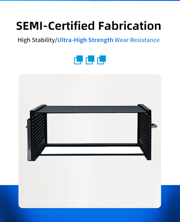12 inch 10 slot Wafer Frame Cassette (10mm Slot Pitch)