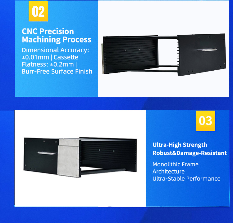 12 inch 10 slot Wafer Frame Cassette (10mm Slot Pitch)
