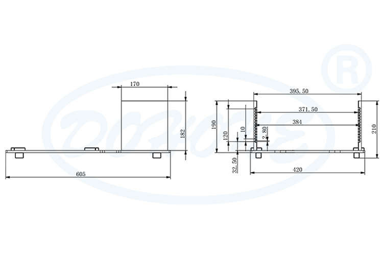 13 Slot Extension Fixture for Wafer Frame Cassette