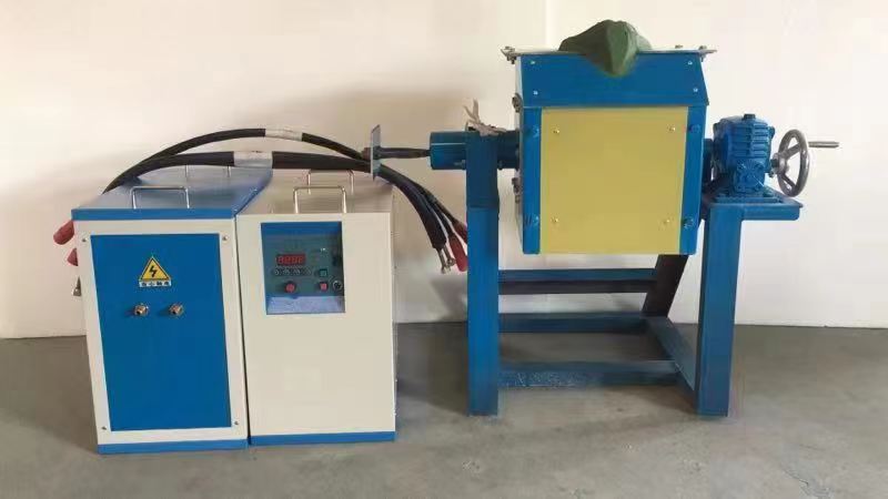 10KG to 1000kg Induction Foundry Melting Furnace for Scrap lead battery  Recycle Scrap Copper Scrap Aluminum