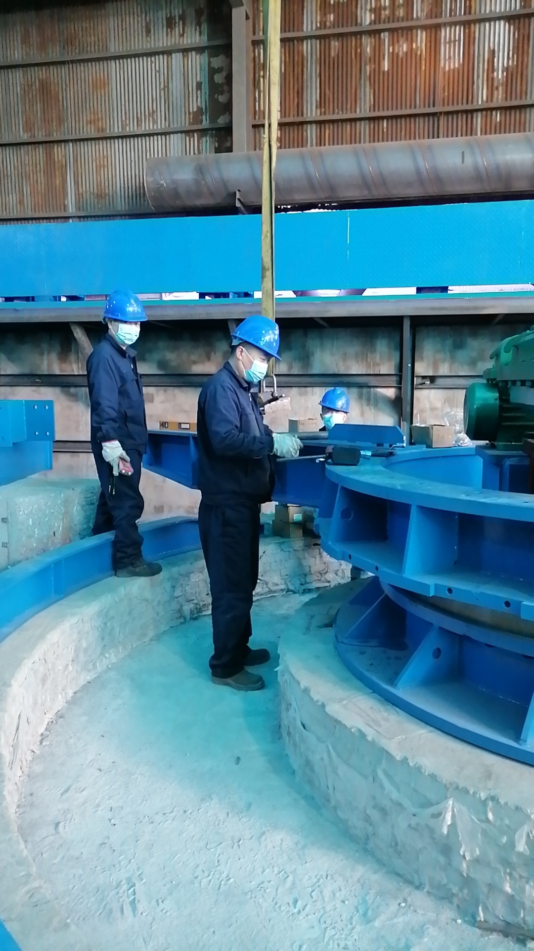 50T 100T  Per Day Disc Round Lead Anode Casting Machine of lead ore refining  for Electrolysis System