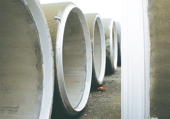Armored joint prestressed steel cylinder concrete pipe
