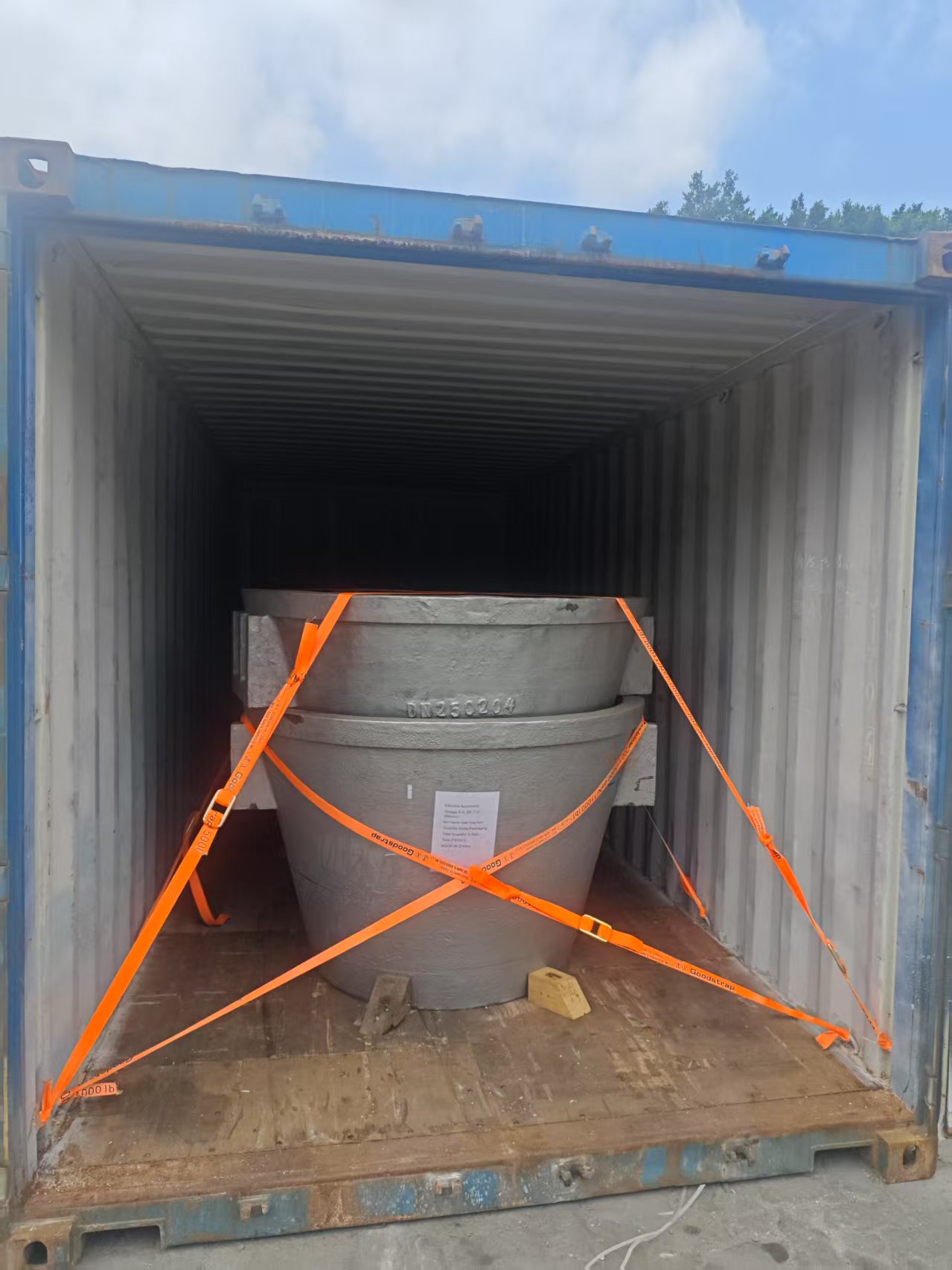 5T big lead slag ingot molds is shipping to clients today 