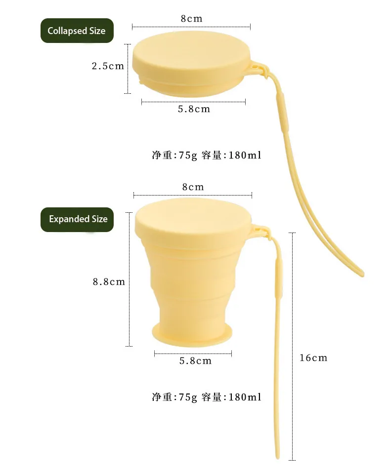 Wholesale Silicone Travel Cup