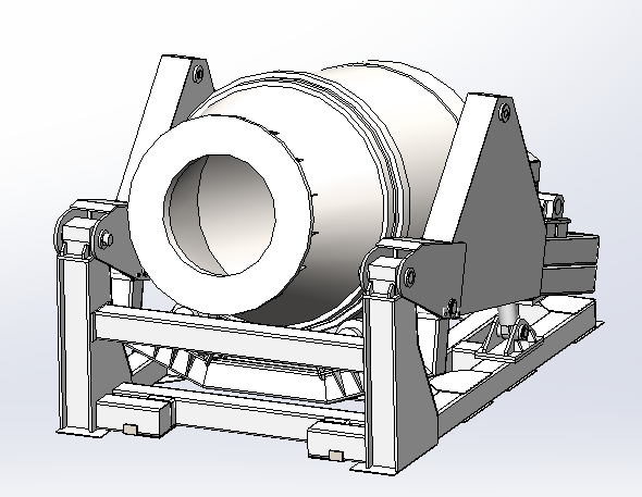 5T 8T 10T  Nature Gas Melting Rotary Tilting Furnace for Scrap Copper Recycle or scrap aluminum recycle