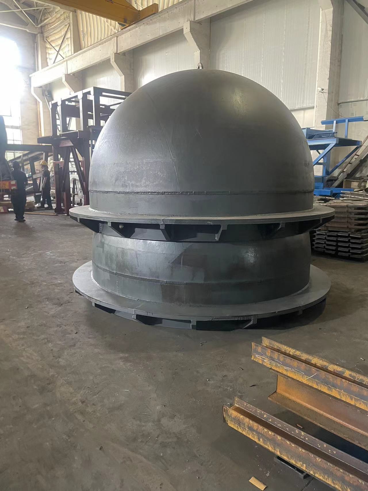 Customized Size of from 2T to 100T Lead Production Smelting Pot for Car Scrap Lead Battery Metal Recycling Equipment