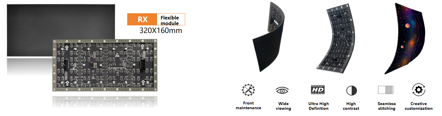 Creative Flexible LED Screen