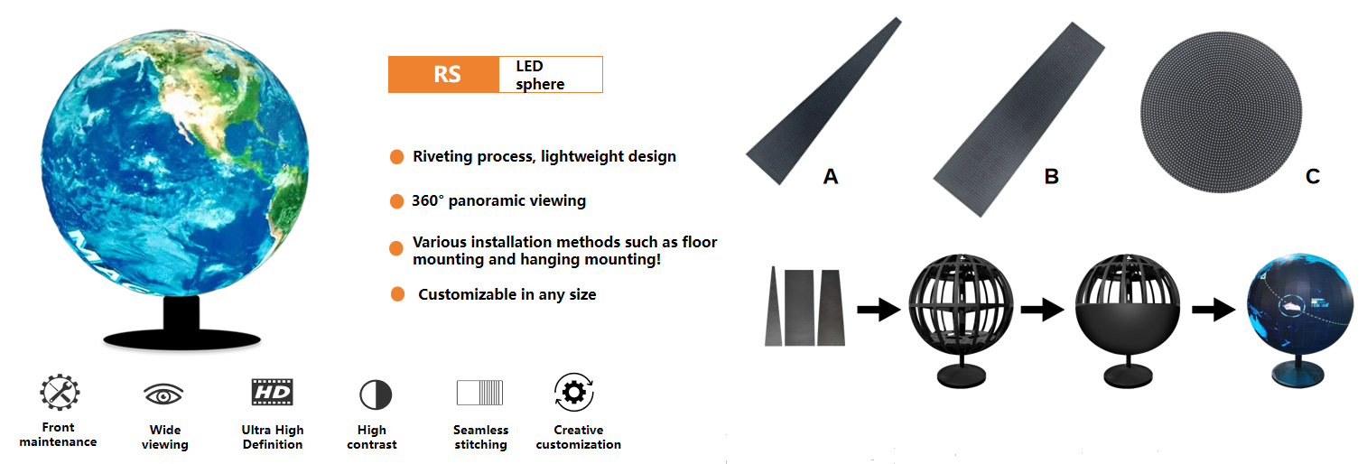 Creative Flexible LED Screen
