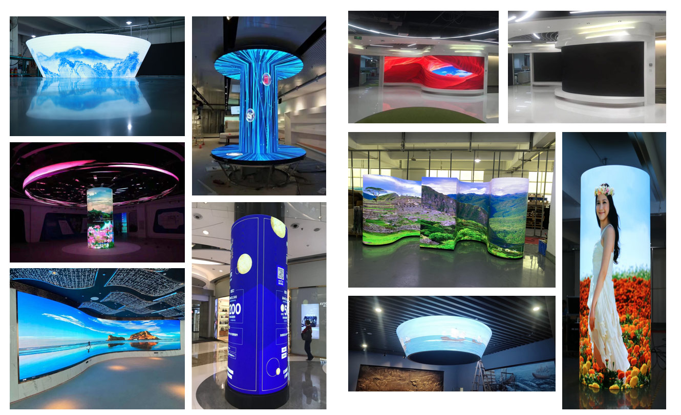 Creative Flexible LED Screen