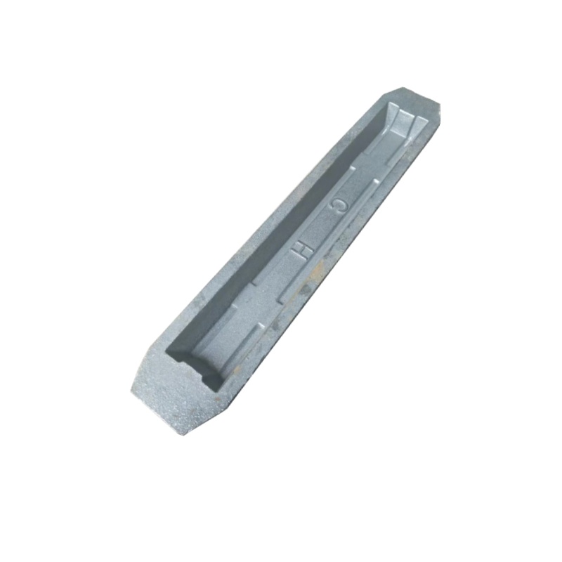 Customized Size High Temperature Nodular  Cast Iron Materials  Small 25KG Lead Ingot Molds for lead ingot Casting Machine
