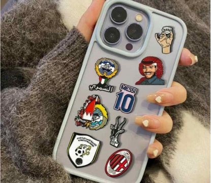 Personalized mobile phone sticker