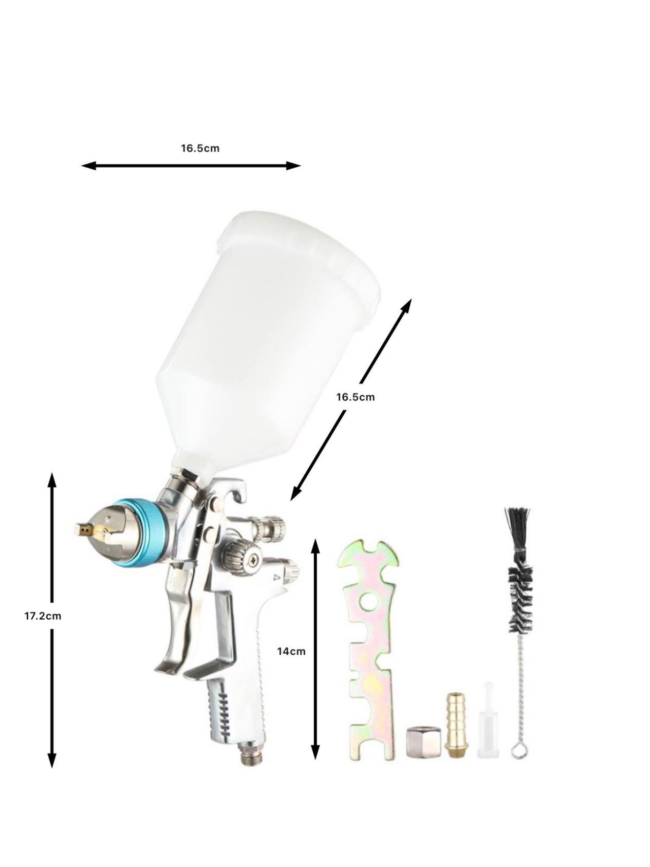 Reduce Operational Fatigue Gravity-Fed Pneumatic Spray Gun