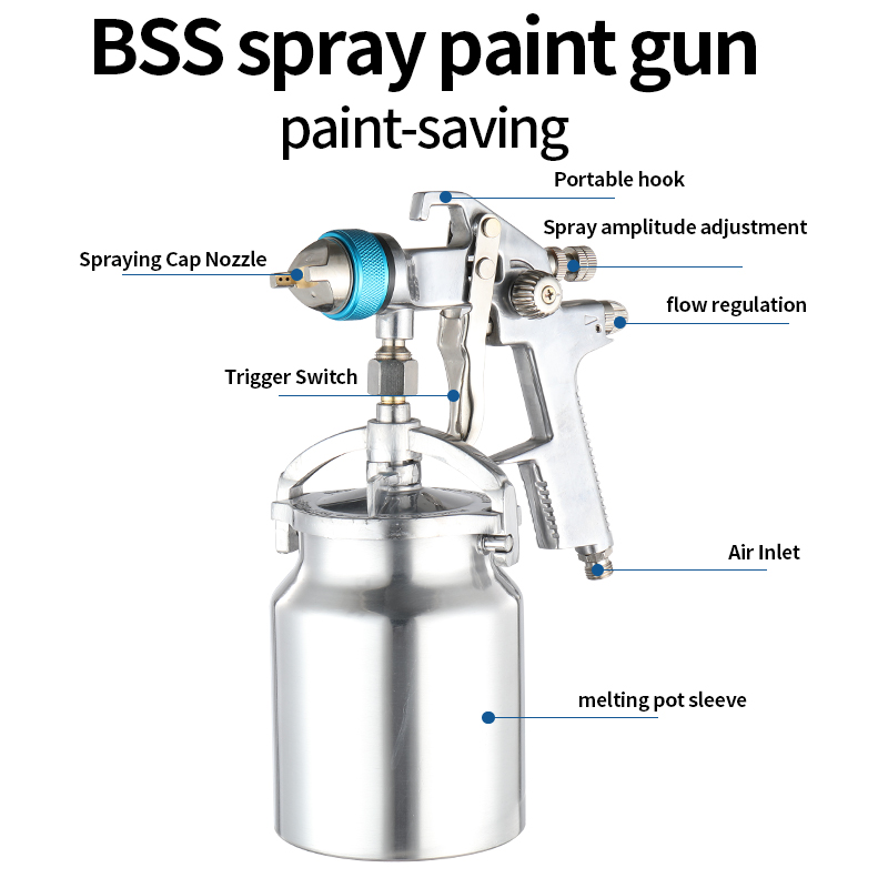  Ji bo karanîna Siphon-Feed Pneumatic Spray 