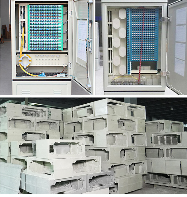 144 Core Fiber Optic Cabinet