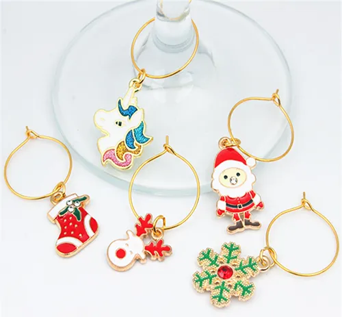 Charming, Fun And Stylish Logo Wine Glass Charms