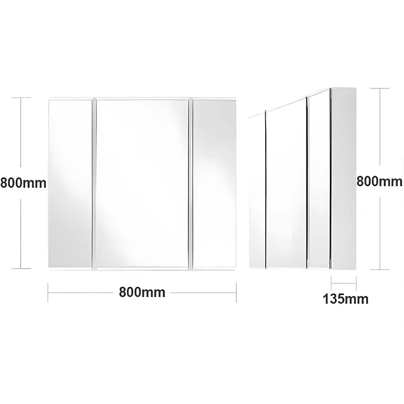 32-inch Bathroom Mirror Cabinet