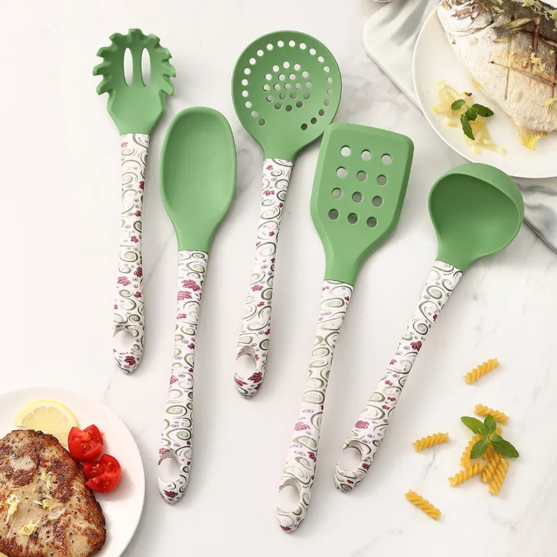 Professional 5-Piece Silicone Cooking Utensil Set