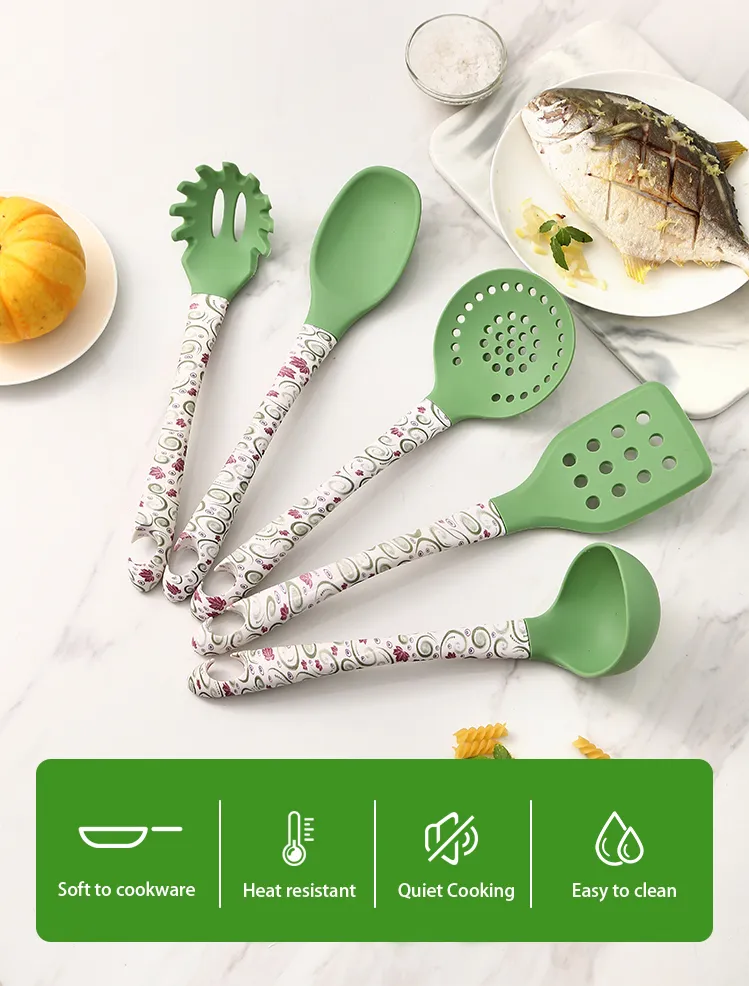 Professional 5-Piece Silicone Cooking Utensil Set