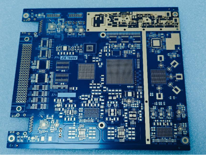 14-layer ENIG Copper-Filled Via PCB
