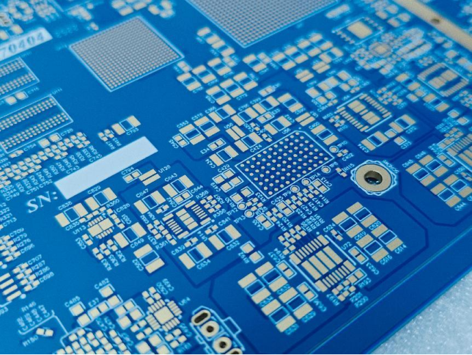 14-Layer ENIG Copper-Filled Via PCB