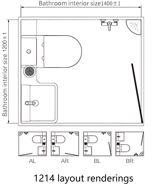 12 Series SMC Panel Bathroom System